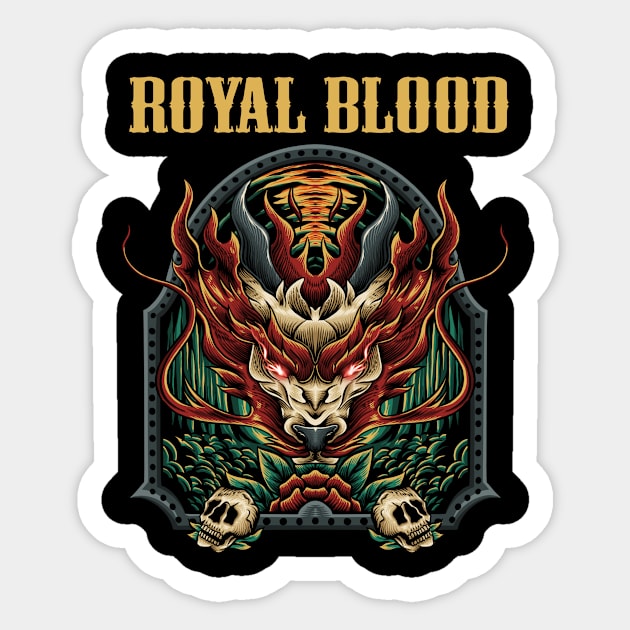 ROYAL BLOOD BAND Sticker by rackoto